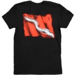 Eel diver down flag.